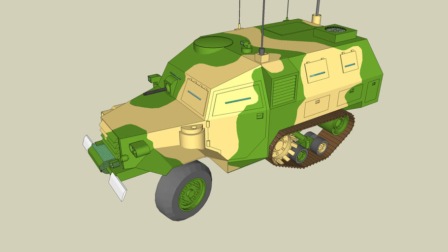 Half Track Command Post 3d Warehouse