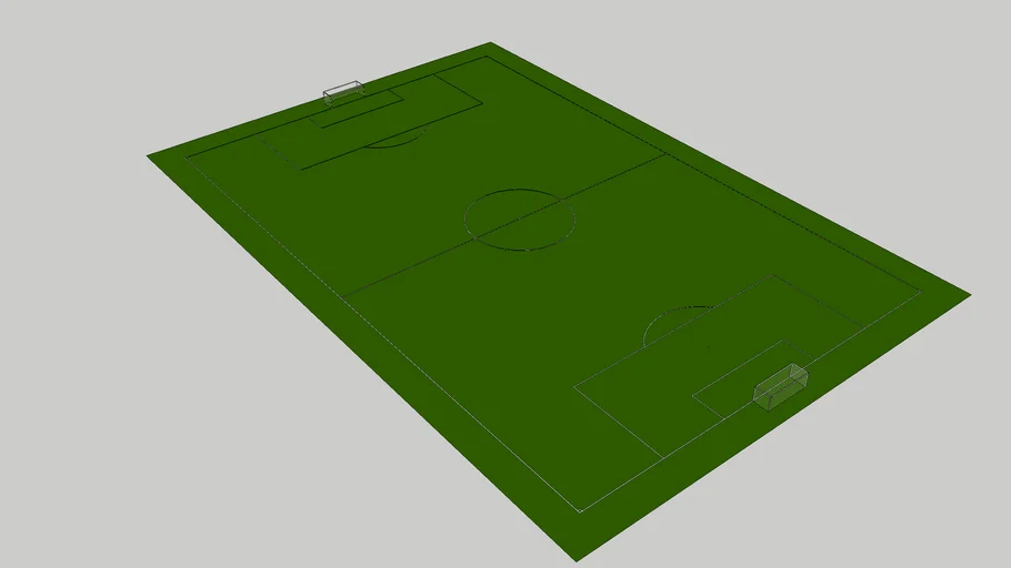 Football (Soccer) Pitch 3D Warehouse