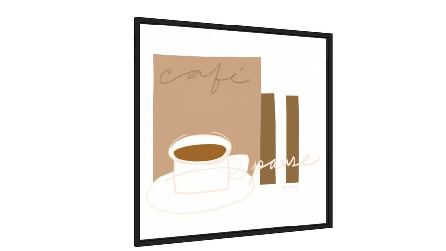 Quadro Coffee Break 7 - Galeria9, por Regina Menezes