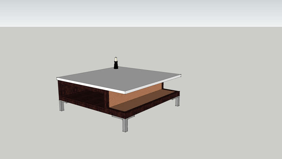 Living Room Coffee Table (Modern) 3D Warehouse