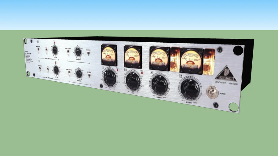 BEHRINGER T1953 2CH TUBE PREAMPLIFIER 3D Warehouse