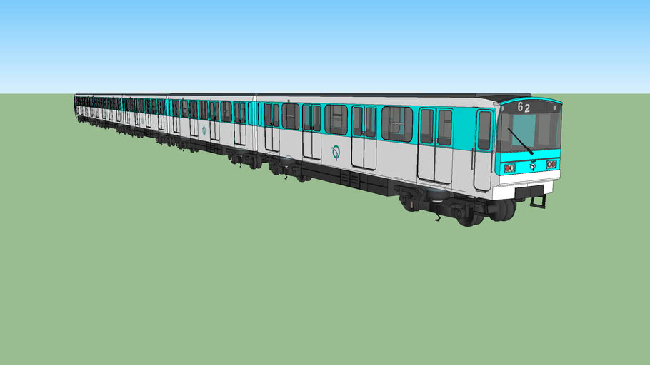 MF67 de la ligne 5 RATP | 3D Warehouse