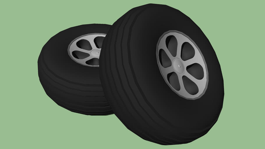 Aircraft wheels 3D Warehouse