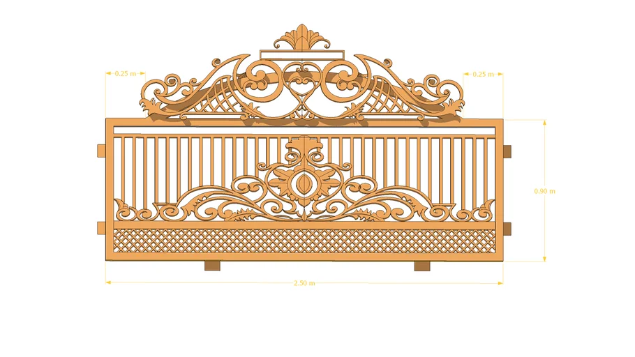 PAGAR TEMPA KLASIK | 3D Warehouse