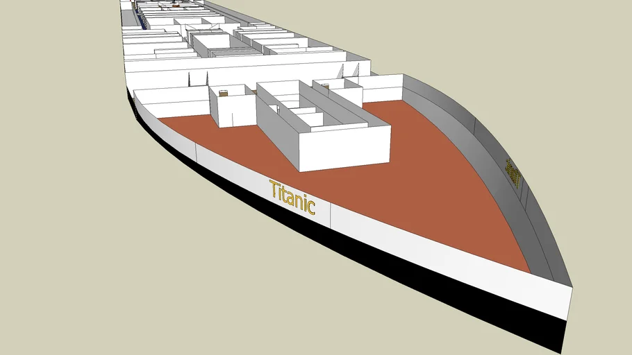 Titanic C Deck | 3D Warehouse