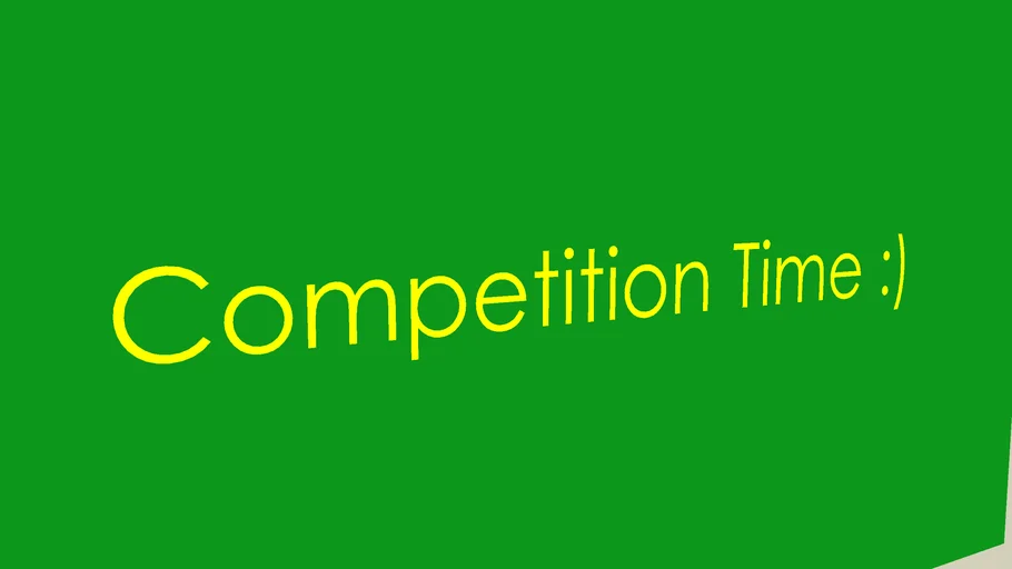 Competition Time ) 3D Warehouse