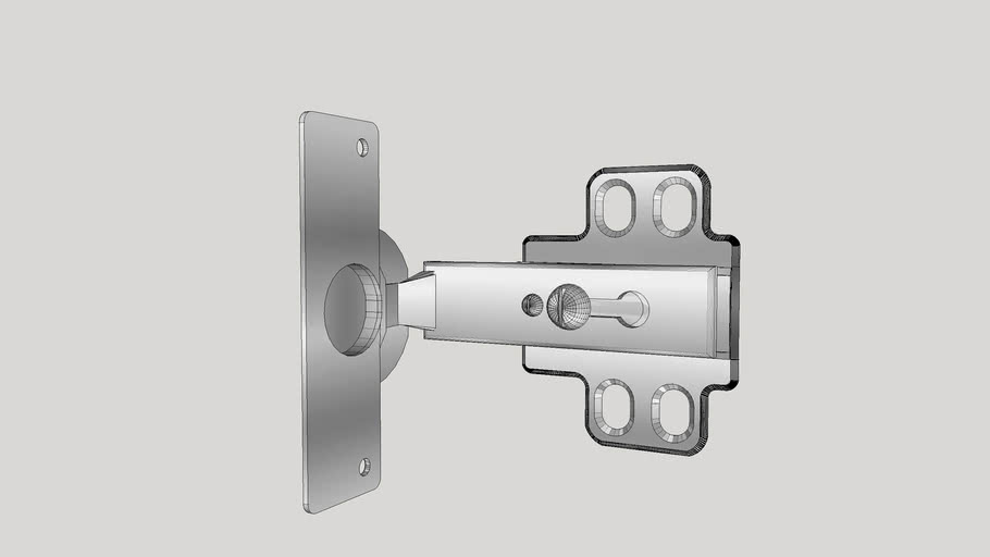 Kallax Insert Door Hinge 3D Warehouse