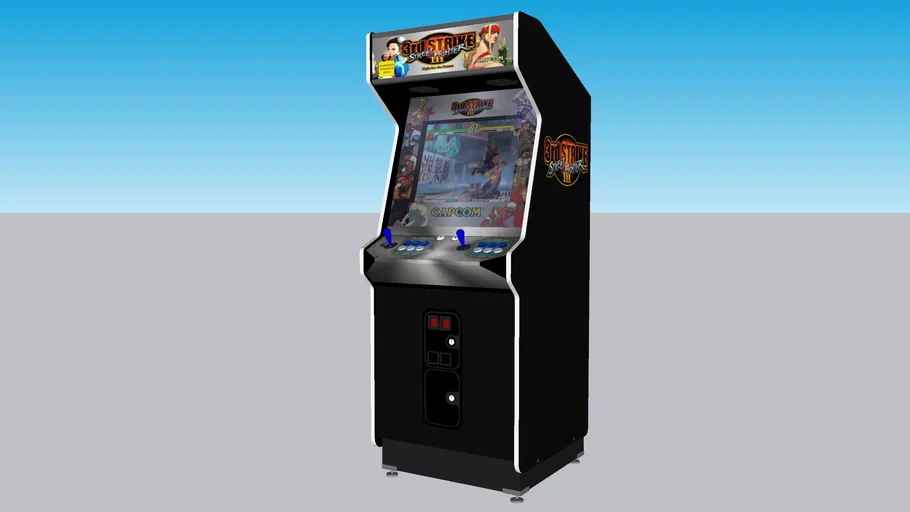 Street Fighter 3 Third Strike arcade game - Model - 3D Warehouse