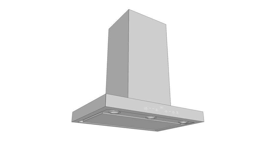 30” / 36” Smart Designer Wall Mount Hood w/ Perimeter Venting 3D