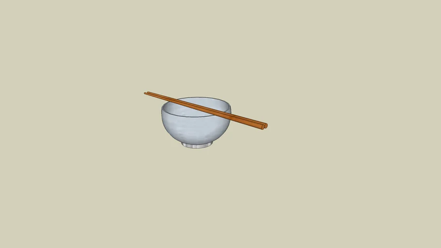 Rice Bow | 3D Warehouse