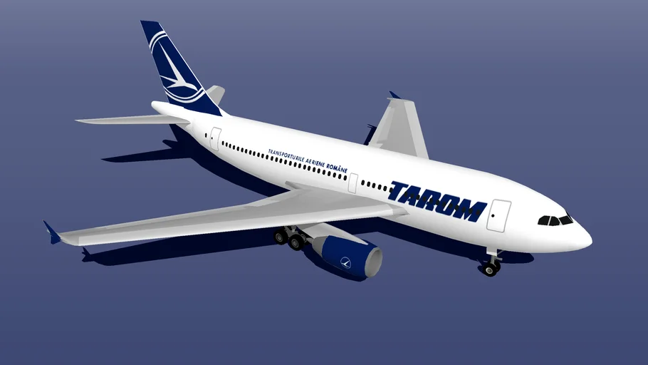 Tarom Romanian Air Transport Airbus A310 Aircraft | 3D Warehouse