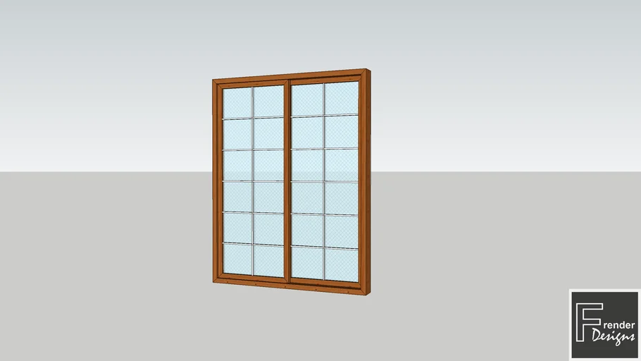 SLIDING DOOR WOOD FRAME 3D Warehouse