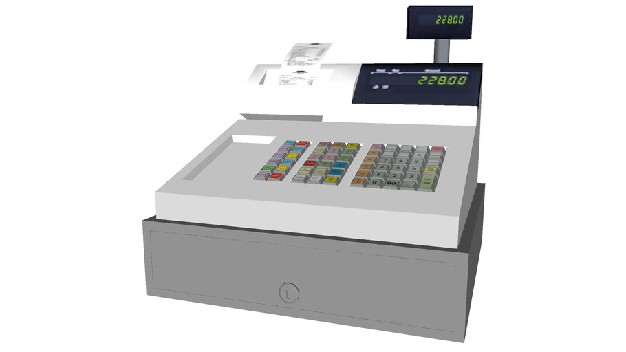 Cash Register 3D Warehouse