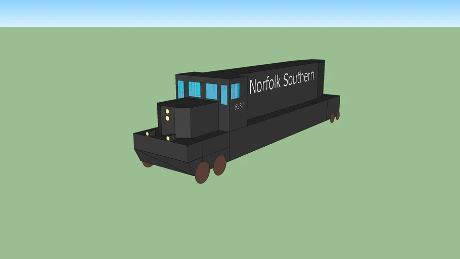 Norfolk Southern SD40-2 | 3D Warehouse