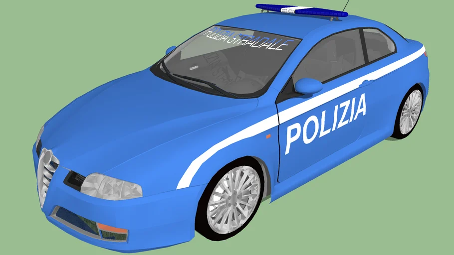 Italian Highway Patrol Alfa GT (Fictional model)