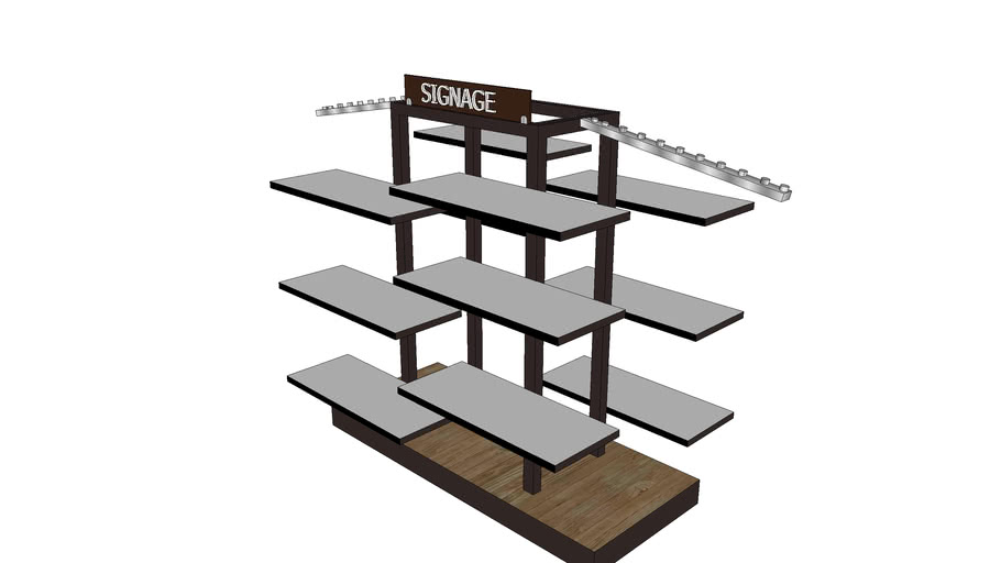 display rack 3D Warehouse