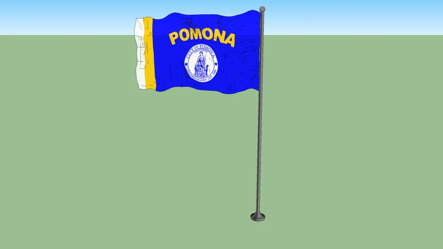 Flag of Pomona | 3D Warehouse