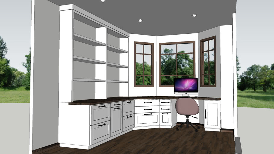 DRS Bay Window Desk 3D Warehouse