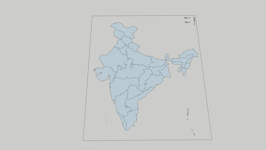 India Map States - 00 | 3D Warehouse