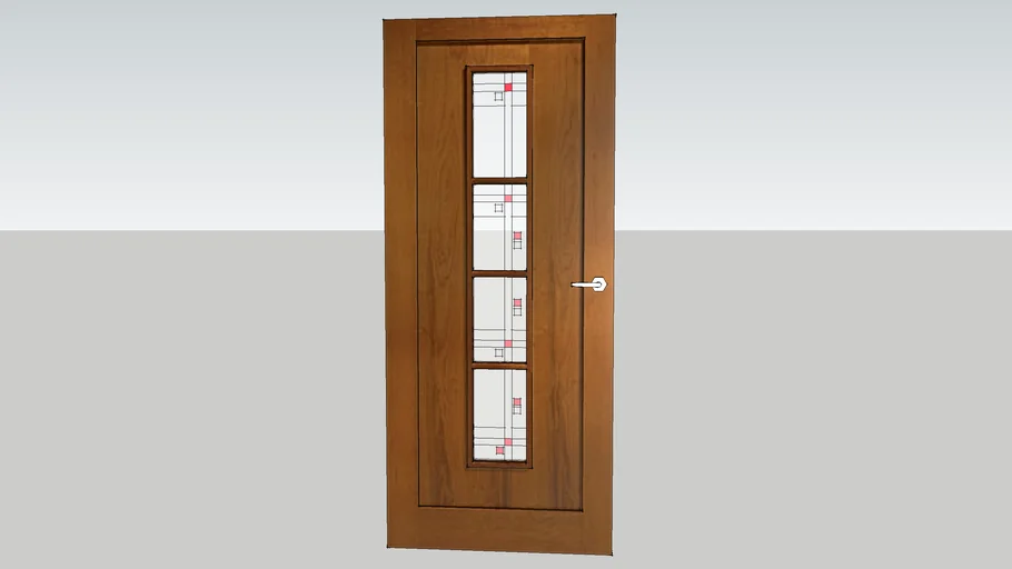 Jeldwen 'Lenzie' Ext. door 3D Warehouse