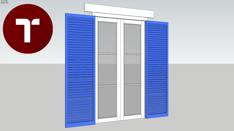 Porta Janela | Wooden Double Door