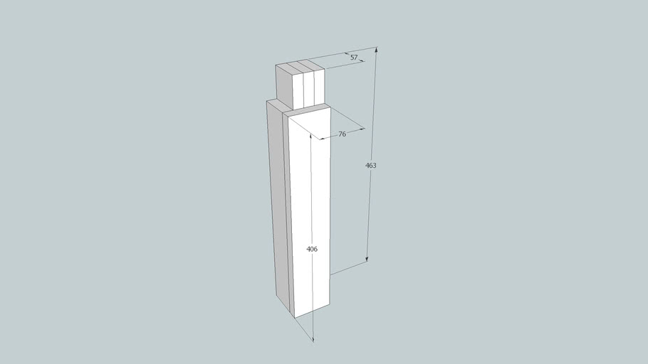 Parson's Table Leg | 3D Warehouse