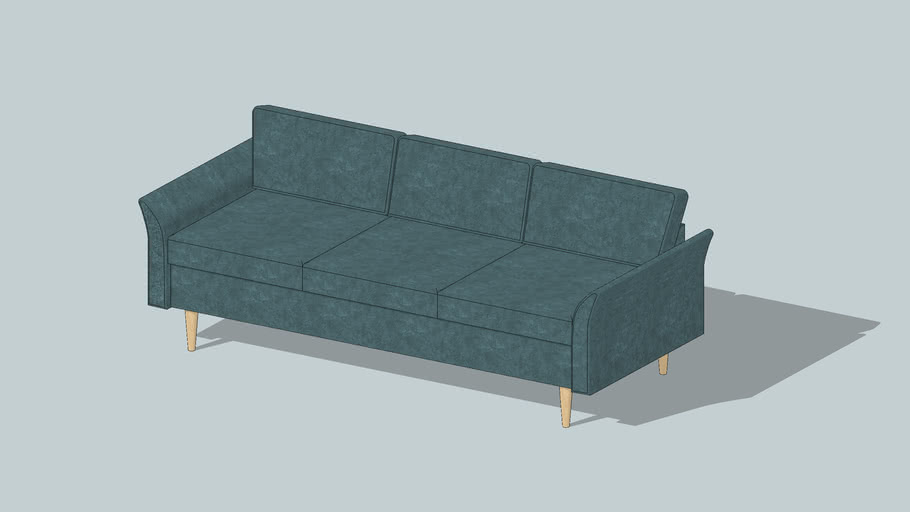 3 seater sofas 3D Warehouse