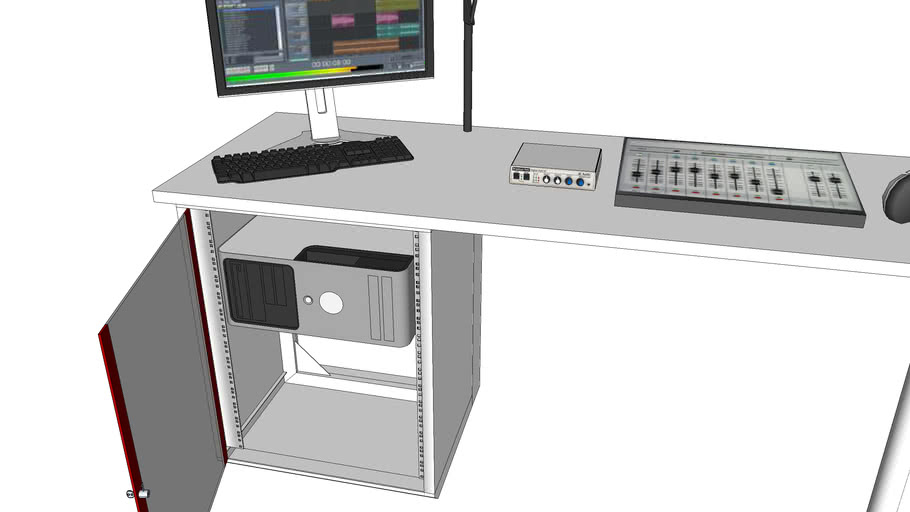 radio studio 3D Warehouse
