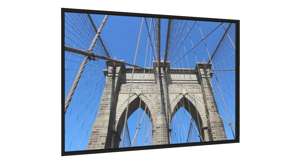 Quadro NY - Brooklyn Bridge - Galeria9, por Bibiana Lima