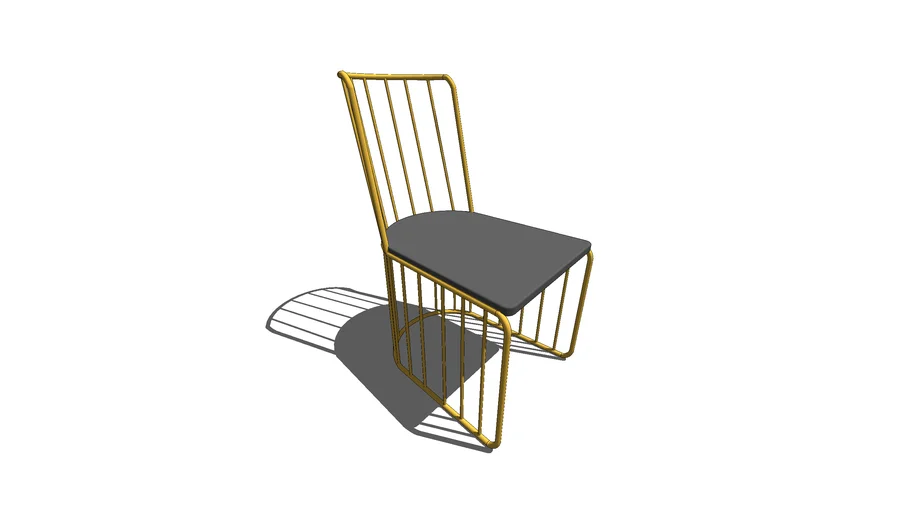 Gold chair 3D Warehouse