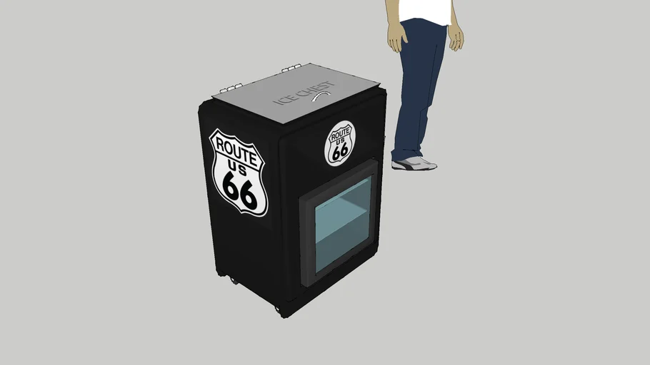 Route 66 themed cooler