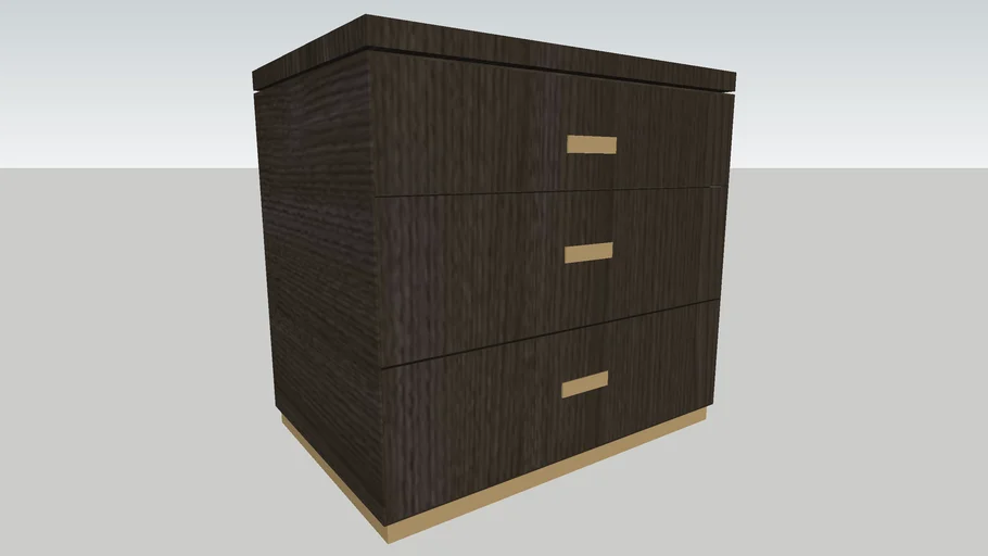 Armani Casa bedside table. 3D Warehouse