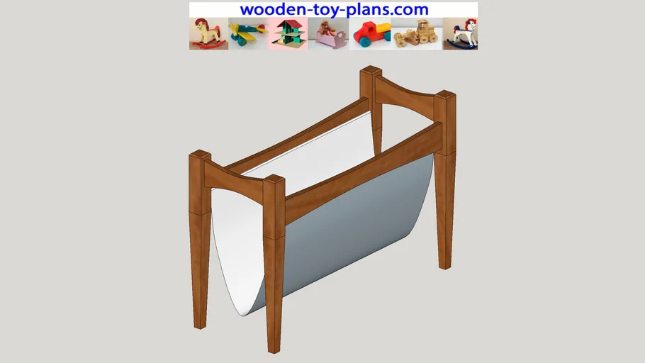 Magazine rack woodworking project | 3D Warehouse