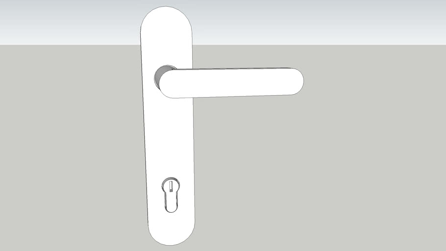 Door handle with loock 3D Warehouse