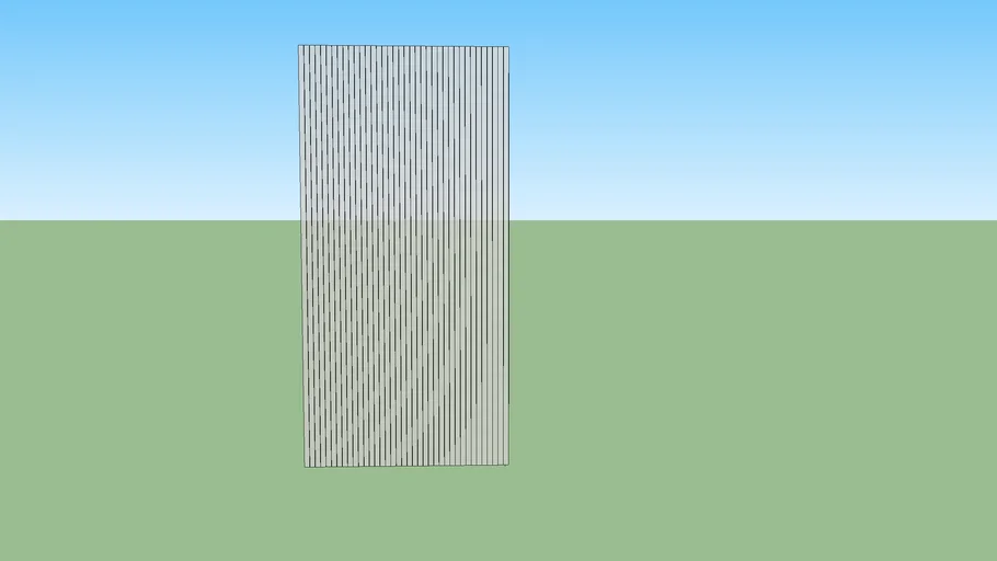 etched glass film 4'1' 3D Warehouse