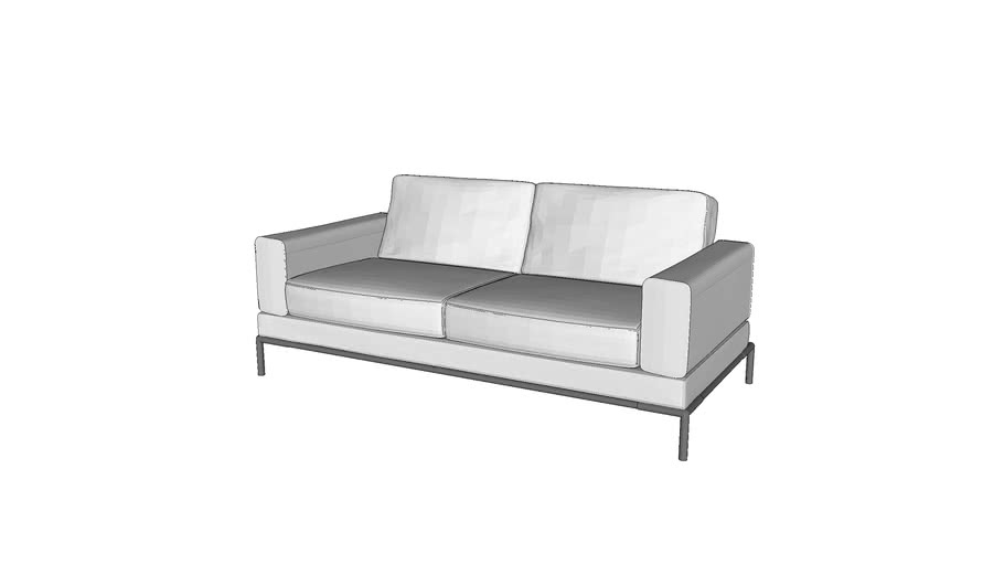 Bauhaus Sofa (White) 3D Warehouse