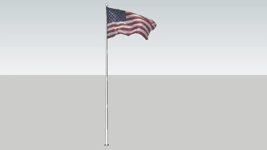 3d warehouse deals flagpole