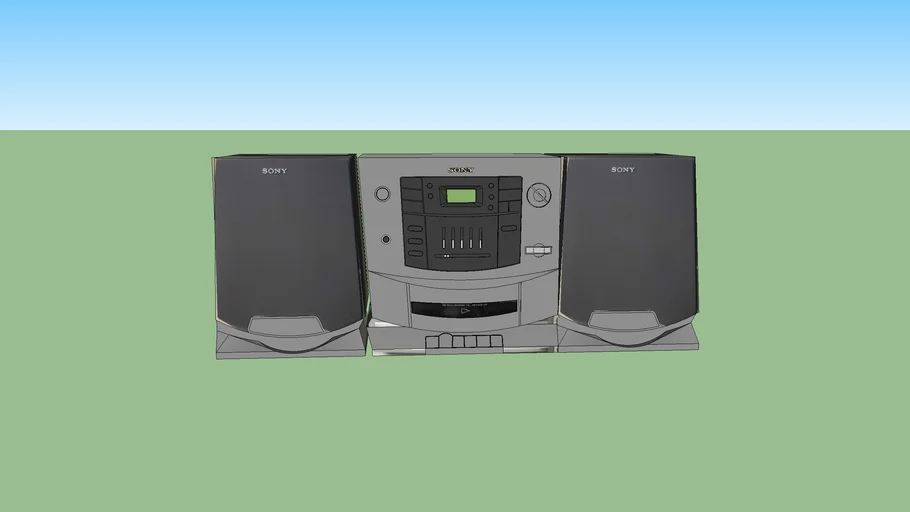 Sony (CFD-Z550) portable stereo boom box