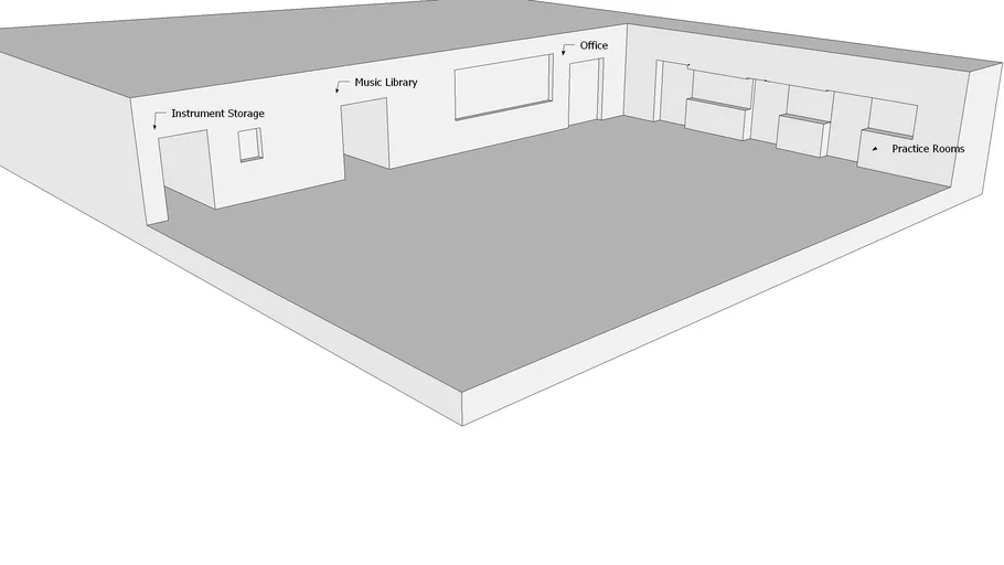 Band Room Layout | 3D Warehouse