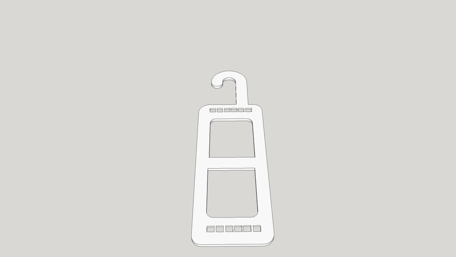 Retail Socks Hanger 3D Warehouse