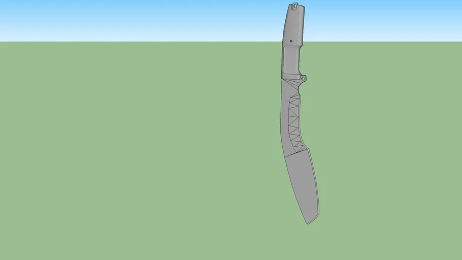 The best knife extreme ratio kukri | 3D Warehouse