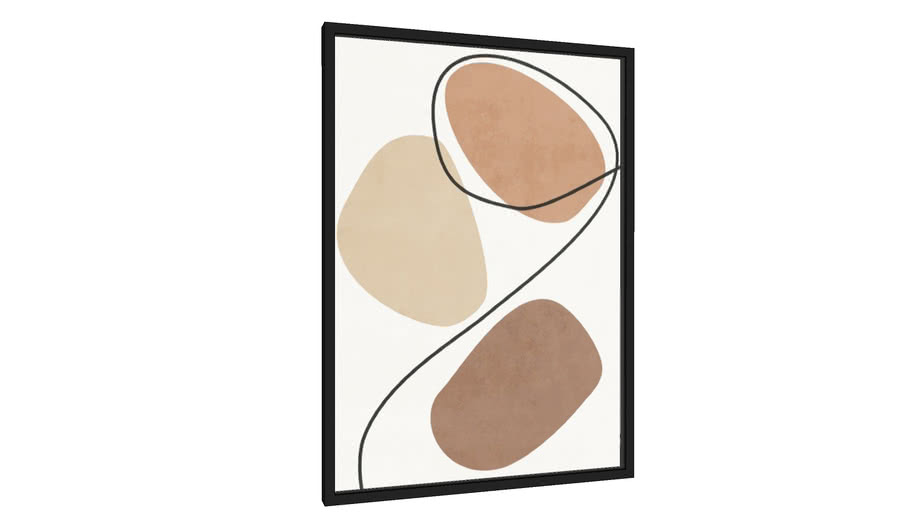 Quadro ABSTRACT ART - BEIGE AND BROWN - Galeria9, por My Favorite Arts