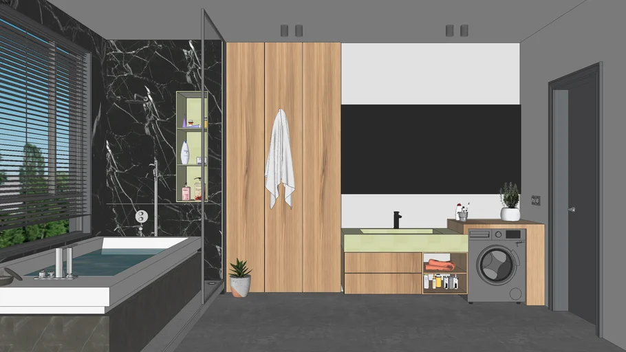 luxurious Bath interior 3D Warehouse