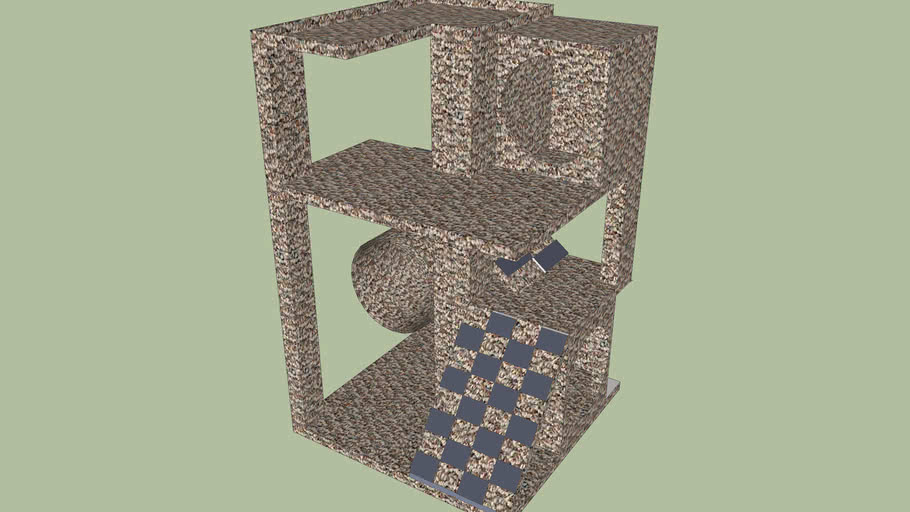 Cat play house 3D Warehouse