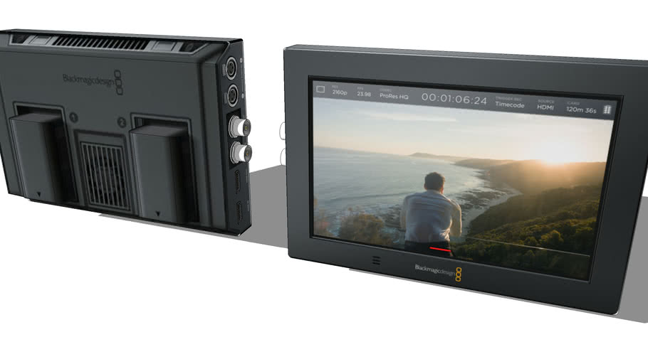 6G SDI Koaxialkabel, 3m – HD Micro BNC Auf BNC, Rechtwinklig Für Blackmagic Video Assist 5" Monitor