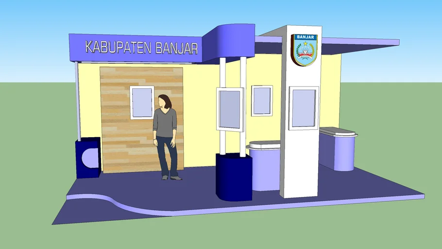 Stand Pameran Expo | 3D Warehouse