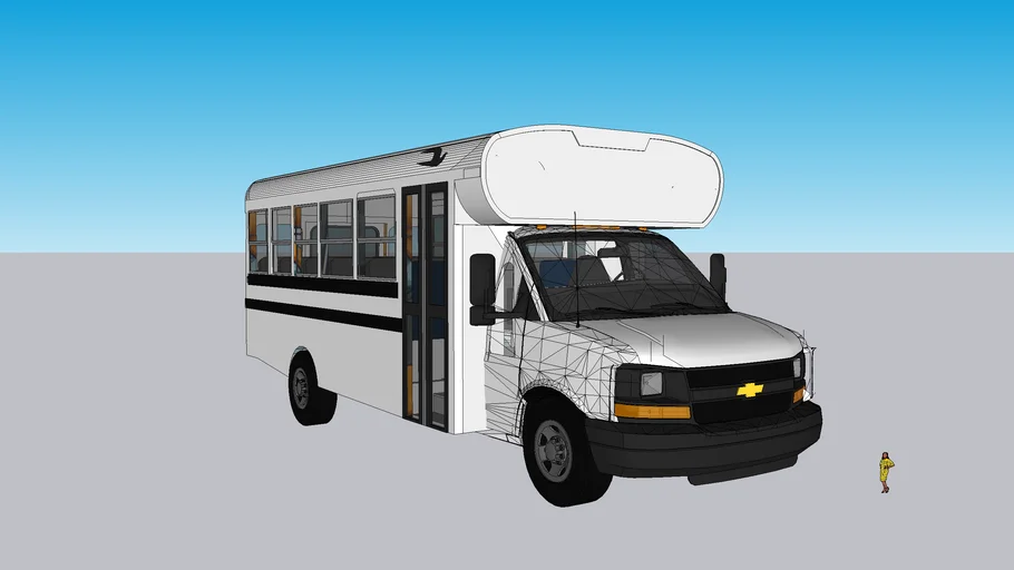 2004 Micro Bird SRW (14 passenger) MFSAB bus (Chevrolet Express G3500)