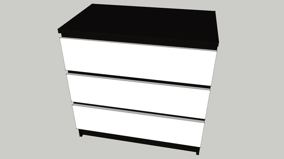 MALM Commode | 3D Warehouse