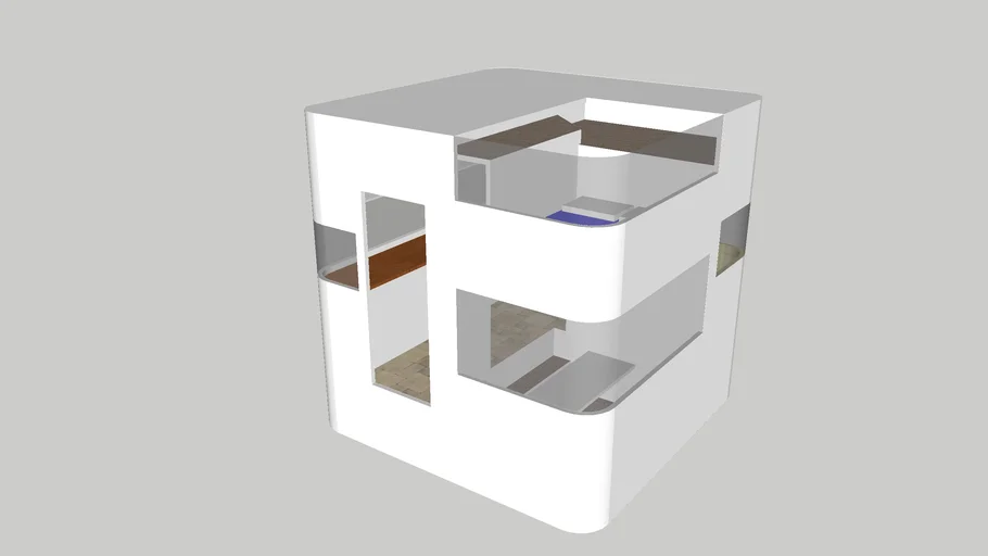 micro home with curves unesserly to like all artsy fartsy | 3D Warehouse