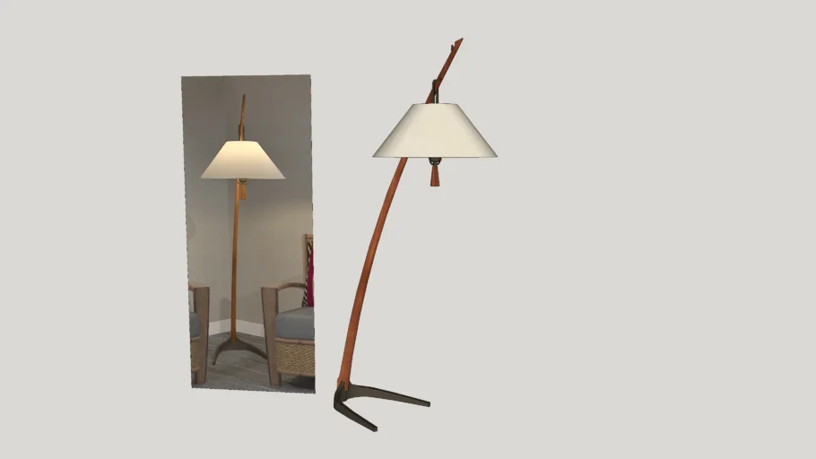 Floor Lamp Mid Century